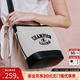 Champion冠軍【山姆同款】單肩包校隊水桶包男女情侶休閑斜挎包 黑色 均碼