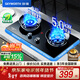 創(chuàng  )維（Skyworth）燃氣灶煤氣灶雙灶家用 5.0kW九孔聚能猛火鴛鴦灶具 臺式/嵌入式鋼Z209B液化氣