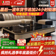 艾優(yōu)尚輕奢高級感茶幾客廳家用意式極簡(jiǎn)2025新款茶桌微晶石創(chuàng  )意現代茶臺 A220茶幾【玻璃臺面+四抽屜】140*80*40cm