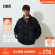 森馬（Semir）羽絨服男做舊復古牛仔外套夾克2025冬裝oversize保暖109725113120