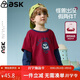 ASK JUNIOR【假兩件】?jì)和L(cháng)袖T恤26春中大童怪獸圖案小童打底衫男童上衣