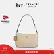 蔻馳（COACH）【禮物】新款奧萊女士女包彩虹色經(jīng)典標志NOLITA 19號手袋單肩包 SV/沙黃色 混合色