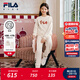 斐樂(lè )FILA【套裝】FILA兒童衛衣衛褲2026年春季新款男女童中大童新年款 麥芽糖白-IV 140