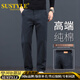 SUSTYLE高端奢侈品男裝高檔牛仔褲男士春秋時(shí)尚休閑寬松直筒男褲2026新款 丹寧藍 32 （2尺5建議140斤左右）