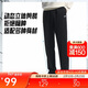 安踏運動(dòng)褲男士衛褲秋季針織長(cháng)褲通勤長(cháng)褲子直筒束腳平口休閑褲男