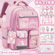 EQSK 女孩書(shū)包小學(xué)生一二三到六年級兒童大容量減負護脊雙肩背包 美樂(lè )帝大號A款-3-6年級-禮品27件套