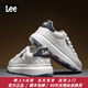 Lee男鞋休閑鞋設計感增高小白鞋男生時(shí)尚經(jīng)典板鞋舒適百搭白色鞋子男 黑色 42 【偏大/請拍小一碼】
