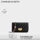 CHARLES&KEITH經(jīng)典菱格鏈條小方包單肩斜挎包包女包生日新年禮物CK2-70160131