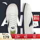 安踏元年丨板鞋男鞋春季厚底增高休閑鞋百搭小白鞋運動(dòng)鞋子男休閑板鞋 【元年-新】象牙白/深藍 42