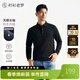 襯衫老羅[如新五號]長(cháng)袖polo衫商務(wù)休閑翻領(lǐng)t恤男上衣打底衫247X0P915L 黑色 2XL (161-170斤)