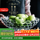 格娜斯 玻璃水果盤(pán)家用客廳茶幾歐式輕奢風(fēng)網(wǎng)紅高檔零食擺放盤(pán)大容量