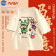 NBHD NASA卡通串串小新短袖男女夏季透氣t恤減齡青春學(xué)院風(fēng)百搭學(xué)生 【杏色】t恤220g-串串小新 2XL 160-180斤