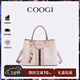COOGI包包女包輕奢品牌手提托特包女士斜挎包女神節生日禮物送女友老婆 粉色 順豐直發(fā)