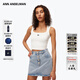 ANN ANDELMAN【明星同款】官方直營(yíng) 無(wú)袖短款修身坎肩背心t恤外穿 白色 S