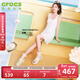 卡駱馳（CROCS）白鹿同款經(jīng)典閃耀云朵洞洞鞋女士休閑鞋沙灘鞋|207241 粉筆色-0WV 36 /37(230mm)