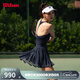 威爾勝（Wilson）官方夏季女士HEADLINER含底褲球袋運動(dòng)網(wǎng)球連衣裙 海軍藍-WW00159431DBC S /165/84A