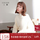 三彩2025冬季新款純色毛衣半高領(lǐng)針織衫插肩袖寬松毛衫簡(jiǎn)約M 奶白色 XL 170/92A