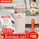 STANLEY保溫杯咖啡杯水杯不銹鋼杯子保溫保冷便攜隨行年會(huì )禮品男女禮物 【明星同款】晶粉色- 354ml