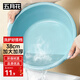 五月花洗臉盆38cm1只加厚洗菜盆學(xué)生塑料盆洗腳盆泡腳盆洗手洗衣盆