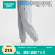 全棉時(shí)代（PurCotton）兒童發(fā)熱彈力風(fēng)柔棉針織褲 花灰 120