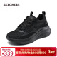 斯凱奇（Skechers）糕糕鞋女鞋秋季厚底增高休閑鞋蕾絲戶(hù)外運動(dòng)鞋松糕鞋117520