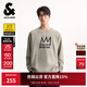 杰克·瓊斯（JACK&JONES）男裝25年BSQ聯(lián)名秋冬寬松圓領(lǐng)雪尼爾保暖針織衫套頭毛衣打底衫男 E11 卡其色 M 175
