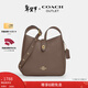 蔻馳（COACH）【情人節禮物】奧萊女士女包HADLEY多功能斜挎包單肩包通勤 IM/深褐色