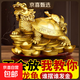 銅龍龜擺件黃銅八卦金錢(qián)銅龍頭龜純黃銅子母龍龜家用辦公室裝飾品 長(cháng) 8cm子母龍龜 （送五帝錢(qián) 底座）