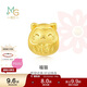 周生生新年禮物黃金轉運珠 福貓足金串珠情侶珠子不含手鏈繩92310C定價(jià) 