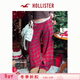 HOLLISTER【經(jīng)典爆款】美式法蘭絨LOGO格子褲25秋冬女裝346-5098 紅色格子 M 165/74A 標準版