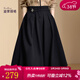 迪菲麗格赫本風(fēng)黑色半身裙2022新款春季通勤氣質(zhì)中長(cháng)款高腰A字裙 圖片色 M