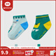 良良（liangliang）嬰兒襪子寶寶防滑襪子新生兒麻棉地板襪學(xué)步襪鞋襪2雙裝四季通用 兩小無(wú)猜 均 碼 0-6個(gè)月