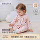 babylove【紡軟織柔】女寶寶連體衣春秋季純棉衣服嬰幼兒哈衣爬爬服外出服