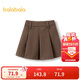 巴拉巴拉童裝兒童半身裙秋冬裝女童短裙中大童百搭洋氣時(shí)尚百褶裙