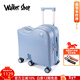 Walker Shop兒童行李箱可坐可騎6-12歲輕便小型登機箱拉桿箱男女兒童旅行箱 灰藍 20英寸 【可登機】