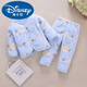 迪士尼（Disney）嬰兒衣服新款嬰兒春秋冬套裝男女寶寶珊瑚絨法蘭絨保暖睡衣 小羊藍 90