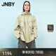江南布衣（JNBY）【商場(chǎng)同款】25秋新品夾克外套工裝風(fēng)長(cháng)袖連帽風(fēng)衣5P8615160 269/綠卡其 S