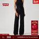 Levi's【補貼改褲】李維斯25年秋冬新款女士美式休閑318寬松闊腿牛仔褲 黑色 建議拍大一碼 27 (30)