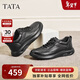 他她（TATA）2026春商場(chǎng)同款舒適百搭休閑男鞋 黑色 41