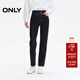ONLY2025夏季新款撞色高腰修身直筒褲九分褲牛仔褲女|125349012 J37 1000洗水藍牛仔 XS XS標準褲長(cháng)