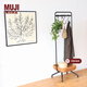 MUJI  IDEE WALLABY HANGER STAND XG00FA1A掛衣架衣帽架 落地衣架 黑 長(cháng)50x寬45x高158.5cm