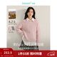 茵曼（INMAN）2025秋冬女裝新款法式手工拉毛時(shí)尚釘珠羊毛衫圓領(lǐng)寬松百搭毛衣 櫻粉色 S