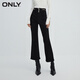 ONLY秋冬復古百搭高腰修身九分喇叭牛仔褲女|123449044 J19 黑牛仔BLACK DENIM S 160/64A