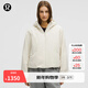 lululemon丨女士帶夾層連帽外套 LW4CEDS 淺象牙白 L
