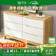 楠著(zhù)北歐風(fēng)全實(shí)木斗柜五斗柜六斗柜臥室靠墻收納柜客廳儲物柜小戶(hù)型05