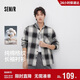 森馬（Semir）[商場(chǎng)同款]長(cháng)袖襯衫男純棉格紋外套2025春季上衣寬松101125105106