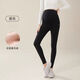 孕婦打底褲秋冬季外穿瑜伽芭比鯊魚(yú)褲秋冬裝加絨無(wú)痕托腹孕婦褲子 黑色【加絨款】 加大碼【適合130-160斤】