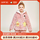 英博倫女童睡衣冬季加厚款兒童家居服三層夾棉珊瑚絨中大童 20336 粉色 150 cm