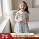 OAK FAMILY夏季新品2025女寶寶無(wú)袖連衣裙文藝娃娃領(lǐng)兒童公主裙 小羊果園 （不含頭飾） 110 cm