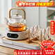 憶壺茶（YIHUTEA）煮茶壺電陶爐套裝煮茶器燒水壺整套茶具泡茶壺養生爐功夫圍爐套裝 【性?xún)r(jià)比王者】電陶爐10件套